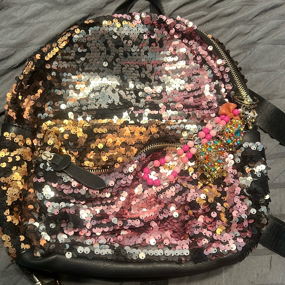 Retro Sequined Backpack